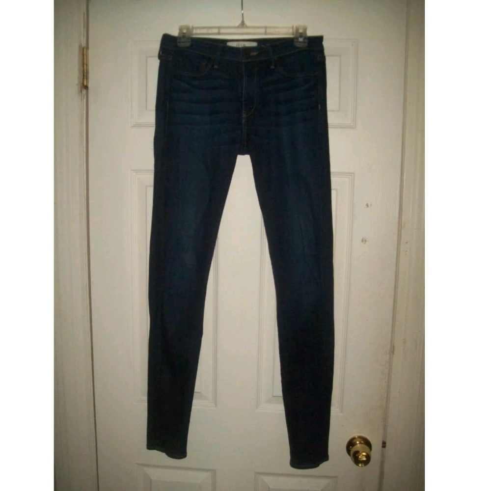 Thvm Jeans 28 Slim Cut Hi Rise Designer Twilight Skinny Y2K